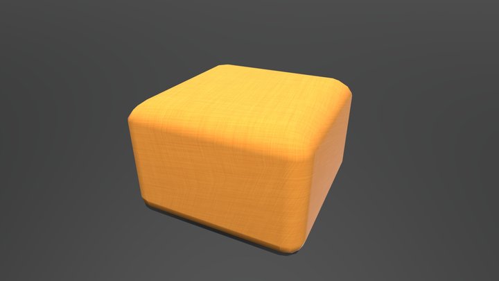 Minimal Ottoman 3D Model