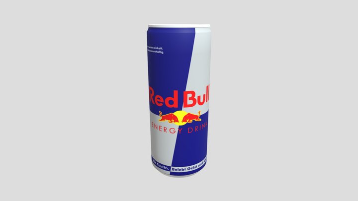 Red-bull-can 3D Model