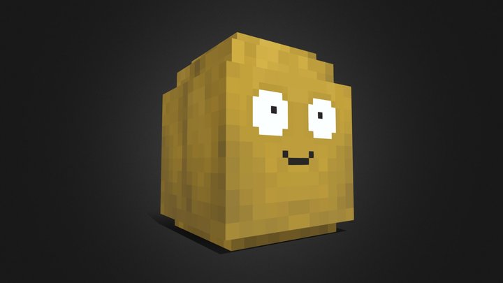 Minecraft PvZ Wallnut 3D Model