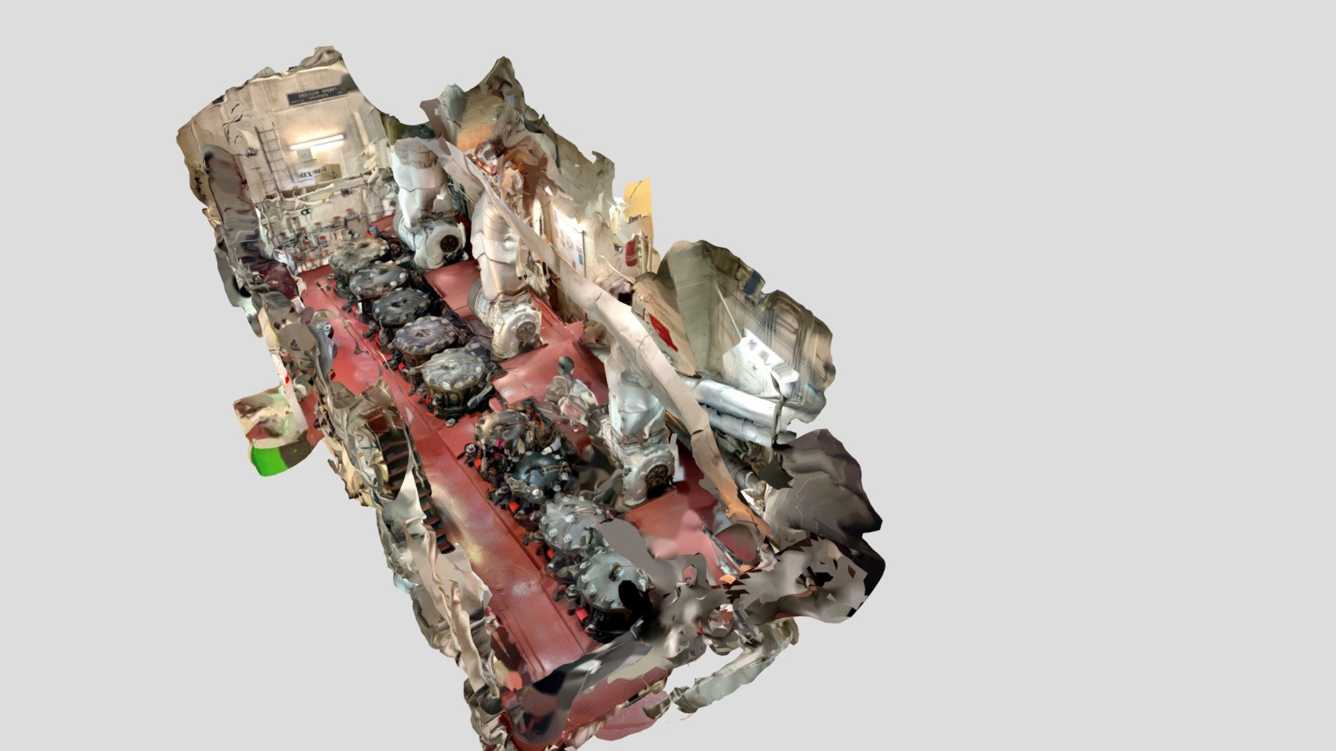 Cap San Diego museum ship cylinder heads Download Free 3D model by tartanski [8cd4c41] Sketchfab