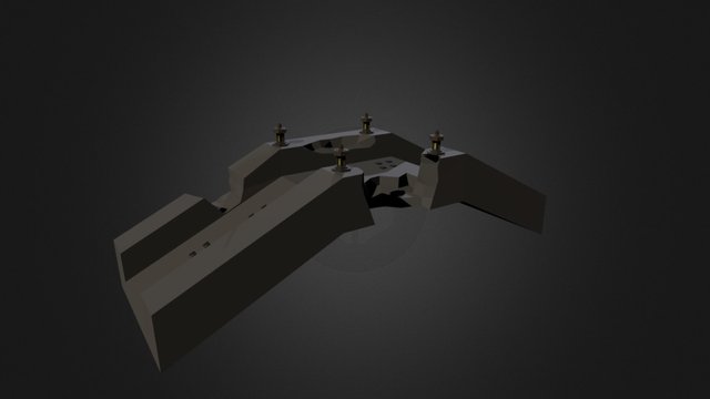 Low Poly Bridge 3D Model