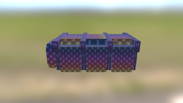 08. Scifi Set - UV map 3D Model