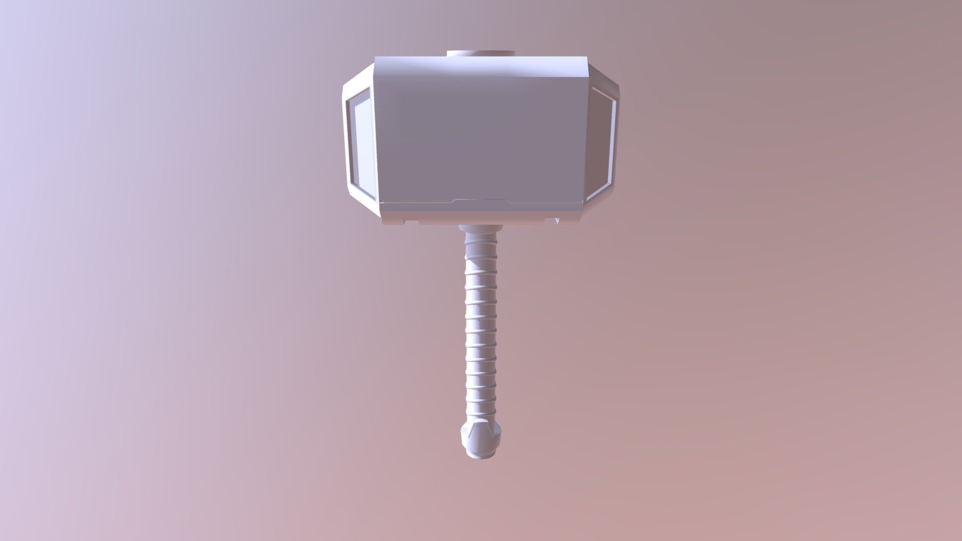 Mjolnir - 3D model by zunchn [8cd6569] - Sketchfab