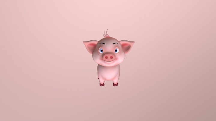 Pig 3D Model