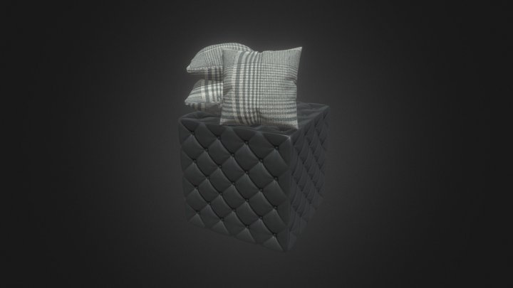 Realistic cushion 3D Model