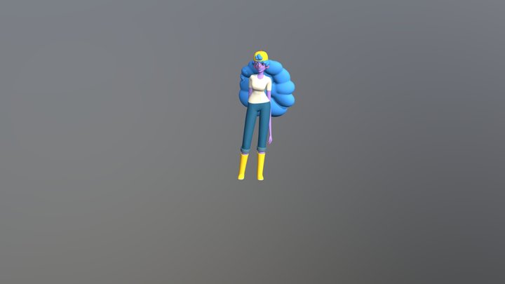 Hello Neighbor 3 Prototype 3 Iris 3D Model
