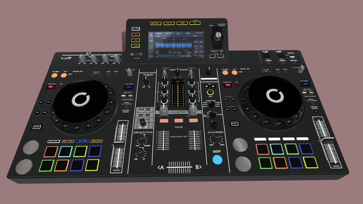 3D_DJ_Mixer0011 3D Model