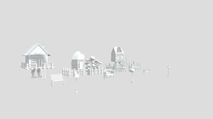 HW_XYZ_silhouettes 3D Model