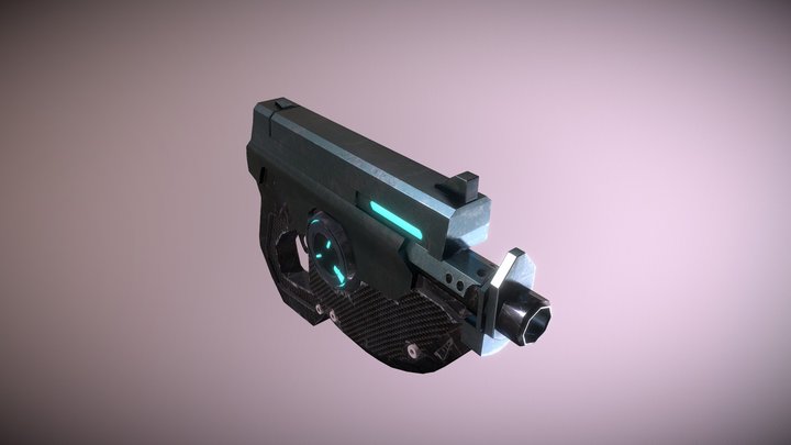 Tracer's Gun 3D Model