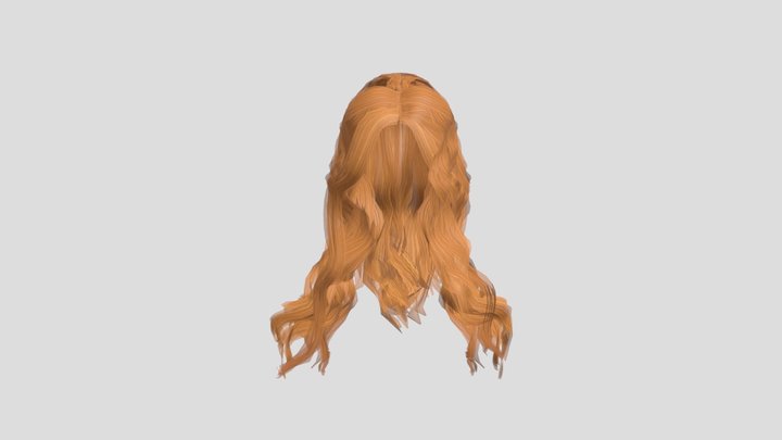 Dove_Hair Design 1 3D Model