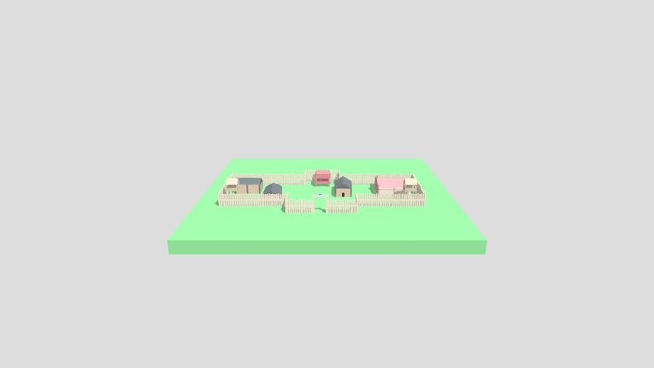 Maori Pa 3D Model