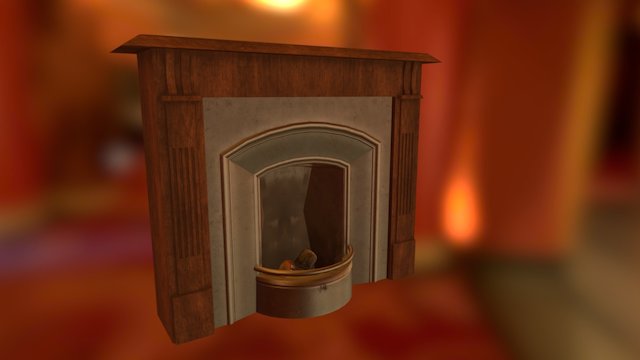 Fireplace 3D Model