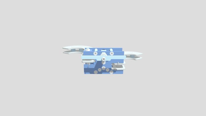 Robot Claw Attachment System 3D Model