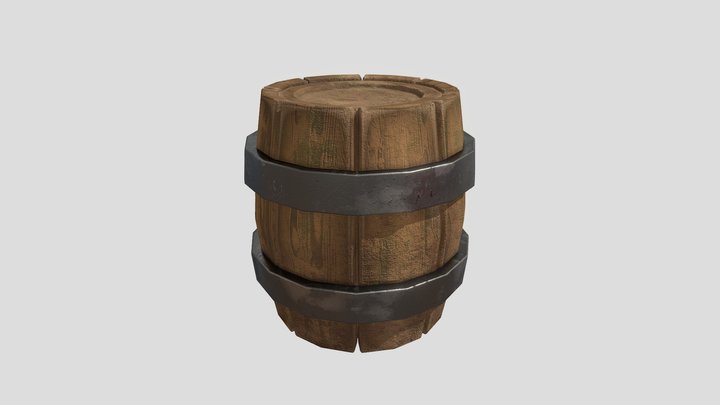 Barrel | 3D Asset for your scenario! 3D Model