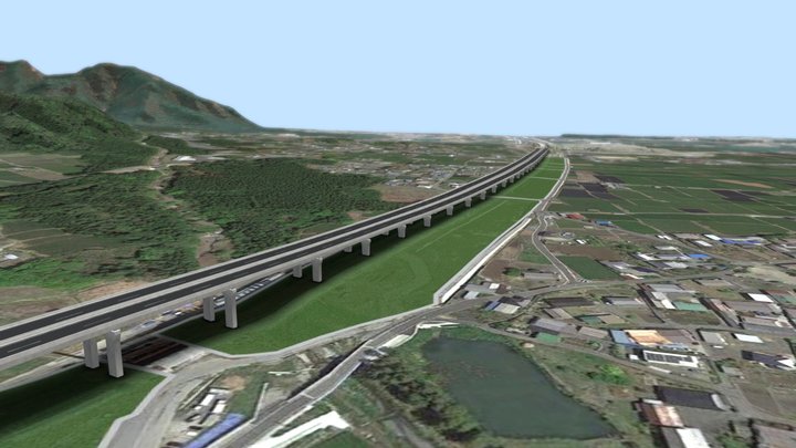 鈴鹿高架橋 3D Model