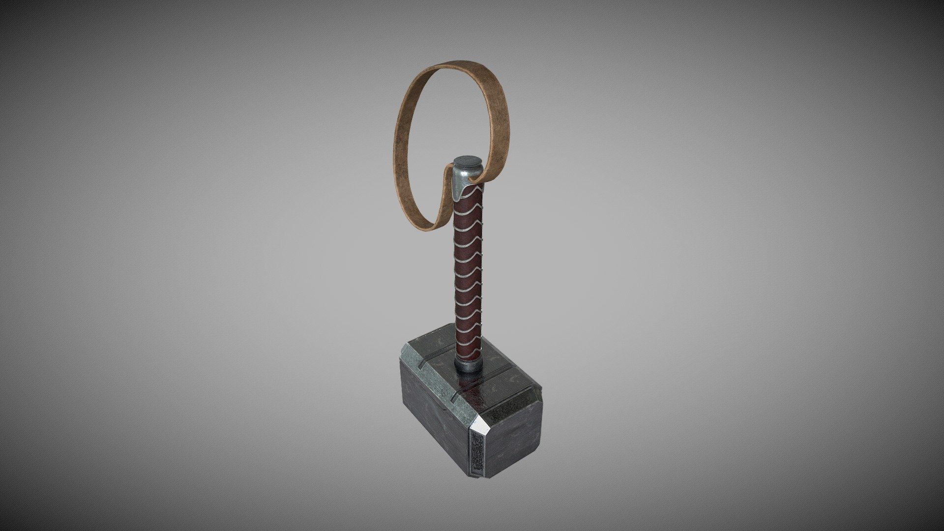 Thor's Hammer Mjölnir Download Free 3D model by Samuel Mema
