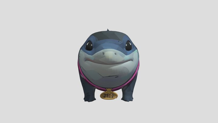 Marvel_rivals_jeff_the_landshark 3D Model