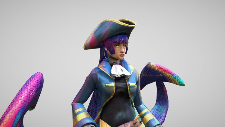 Captain Matilda 3D Model