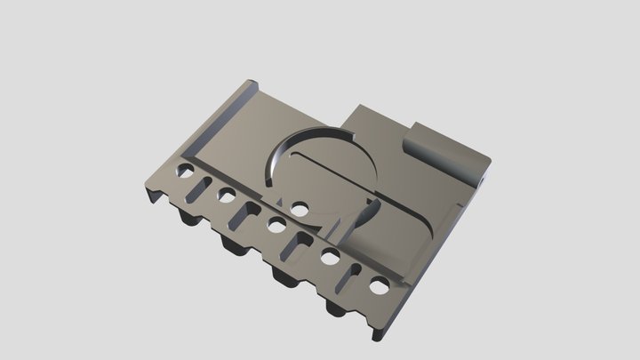 micro:bit Rig Plate 3D Model
