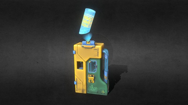 Kitsch Vending Machine 3D Model