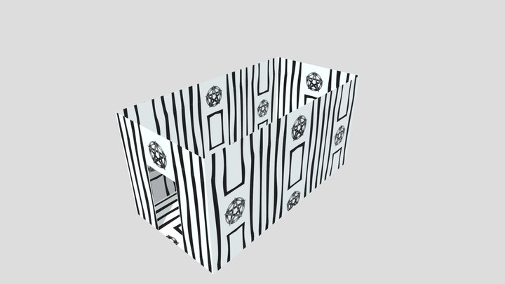 STRMX_Rect_1door 3D Model