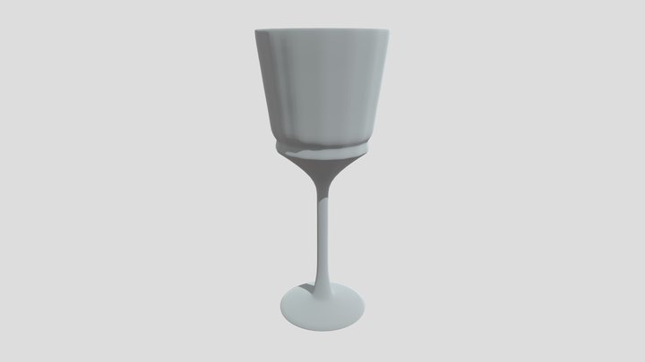 Cristal Wine Clear Glass – Modelo 3D gratuito STL