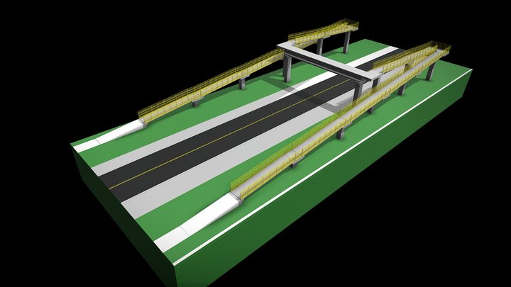 PASSARELA - RONDON - PR 3D Model