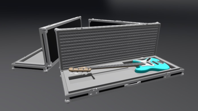 Кейс для бас-гитары - 3D model by NFcase (@NFcase1915) [8ce4175 ...