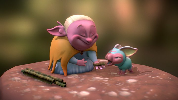 "The Innocent" inspired by Leticia Gillett 3D Model