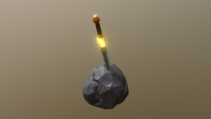 Sword Rock Export 3D Model