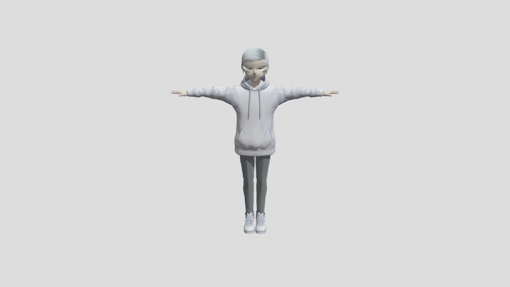 Cool Teen Boy - Rigged - Textured 3D Model