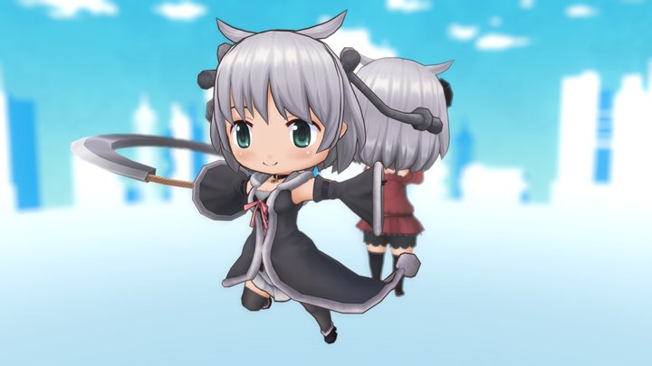 Mifuyu Azusa 3D Model