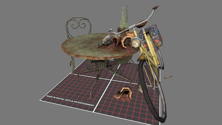 DAE 5 Finished props - Grandma's House 3D Model