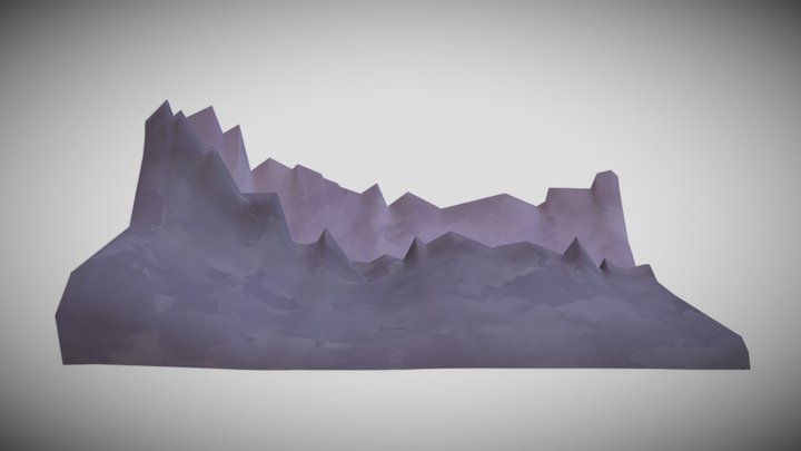 Simple Stylized Background 3D Model