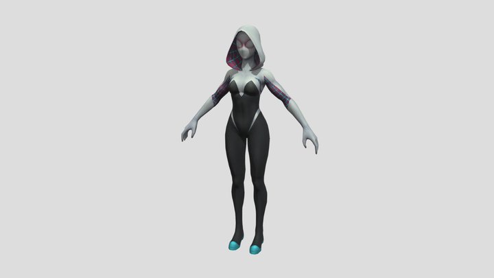 Spider Gwen 3D Model
