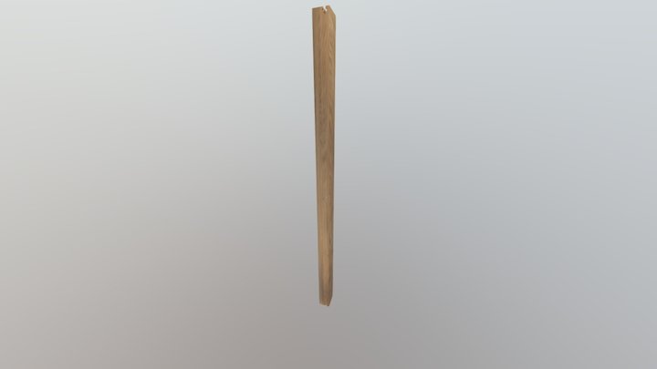 Wooden-Post 3D Model