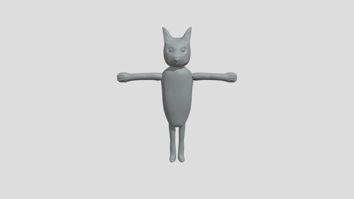 Cat Final 3D Model