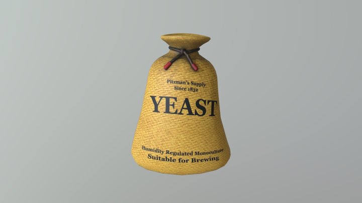 Sack of Yeast 3D Model