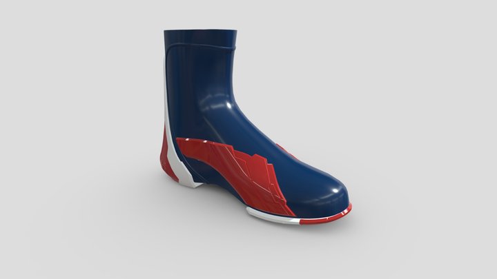 Spider man Boots 3D Model