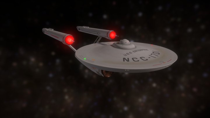 USS Enterprise - The Cage 3D Model