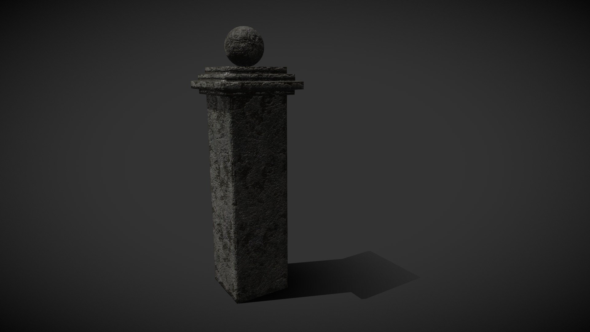 Mansion Stone Pillar - 3D model by Tyler Yungmann (@tyungmann123 ...