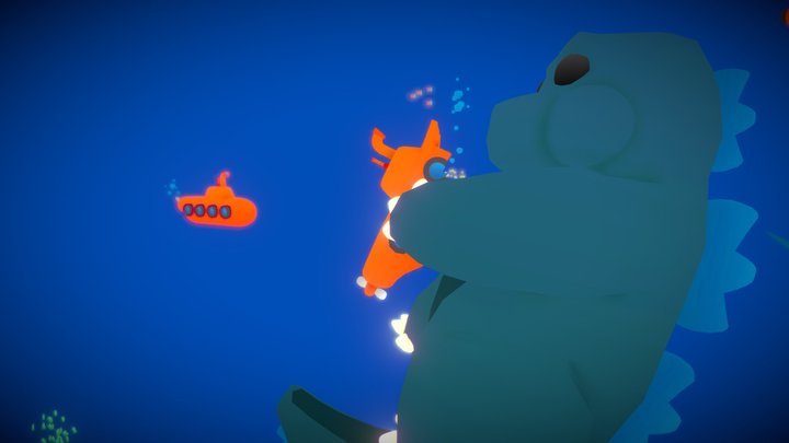 Fish Food -  Low Poly Sea Life Challenge 3D Model