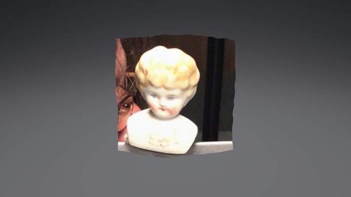 Porcelain Doll Bust 3D Model