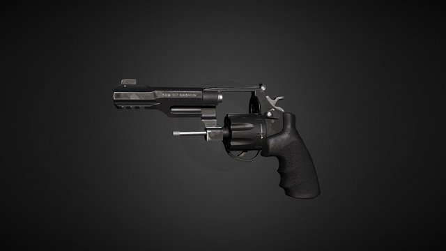 R8 Revolver 3D Model