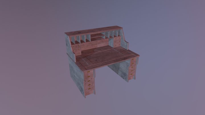 Desk model 3D Model