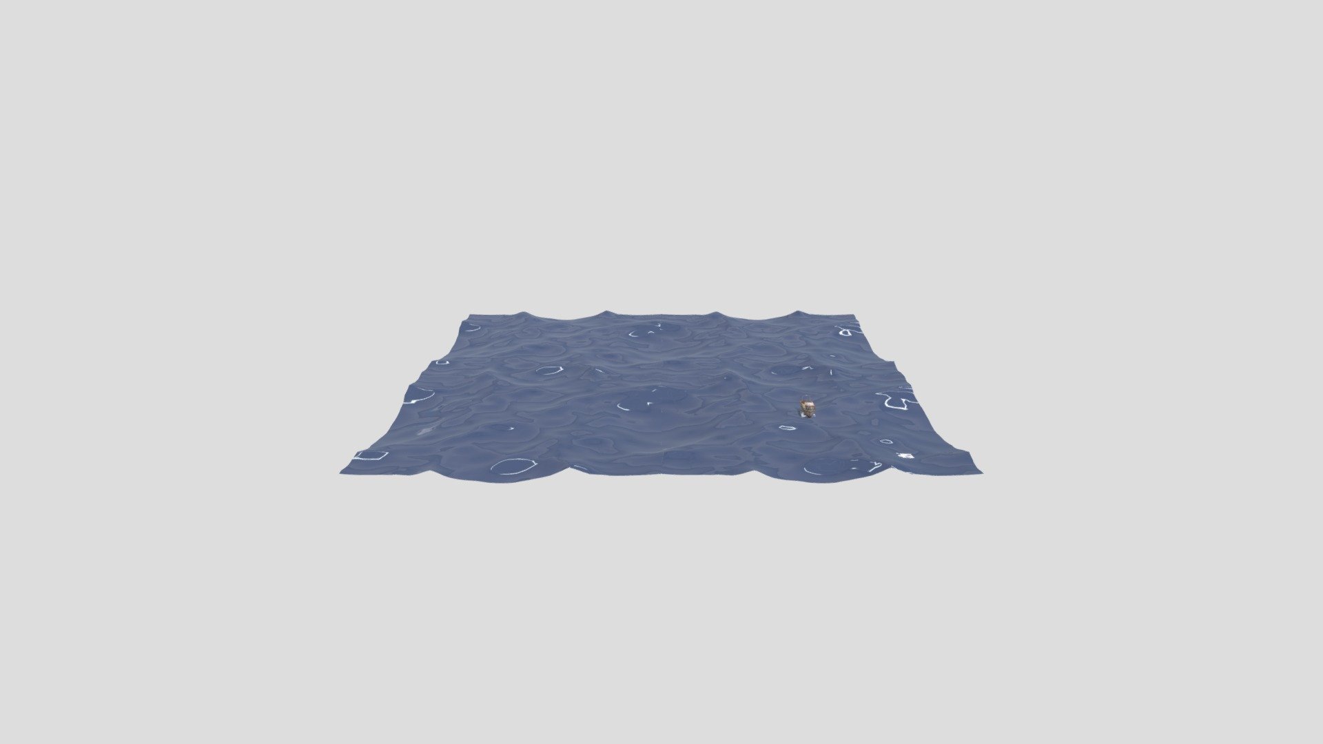Stormy Ocean With Boat - Download Free 3D model by shadowballx56 ...