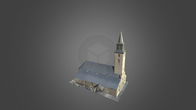 Eglise béarnaise - 64 3D Model