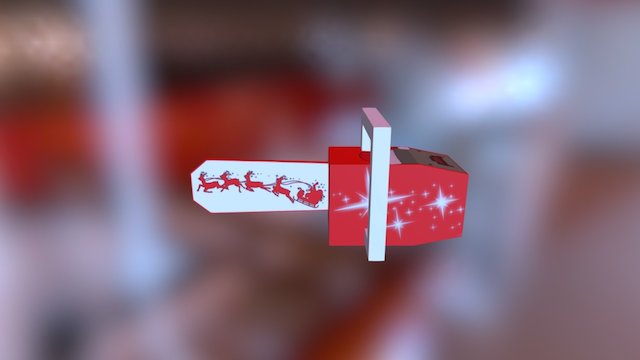 Chainsaw Christmas Night 3D Model