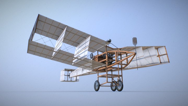 Model Replic 14 bis Santos Dumont 3D Model