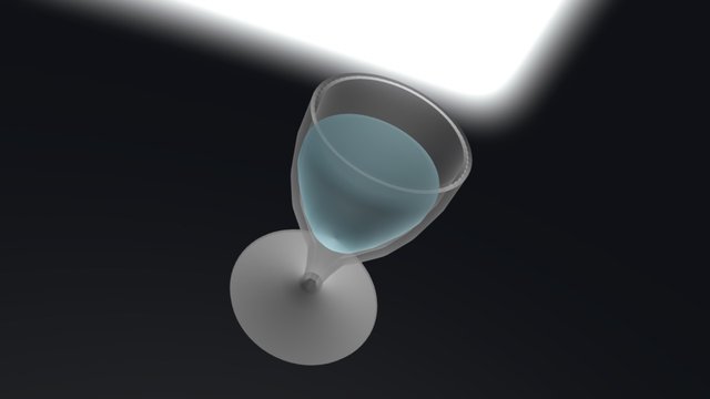 cup of water 1 3D Model